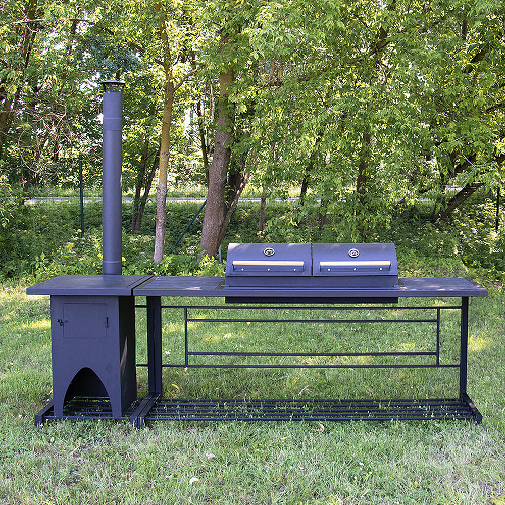 DM GRILL: Grills | Master XL. Double grill with cauldron oven.